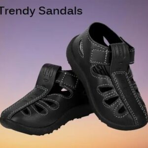 Black casual sandal