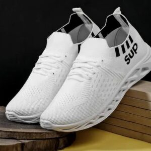 White sports shoes